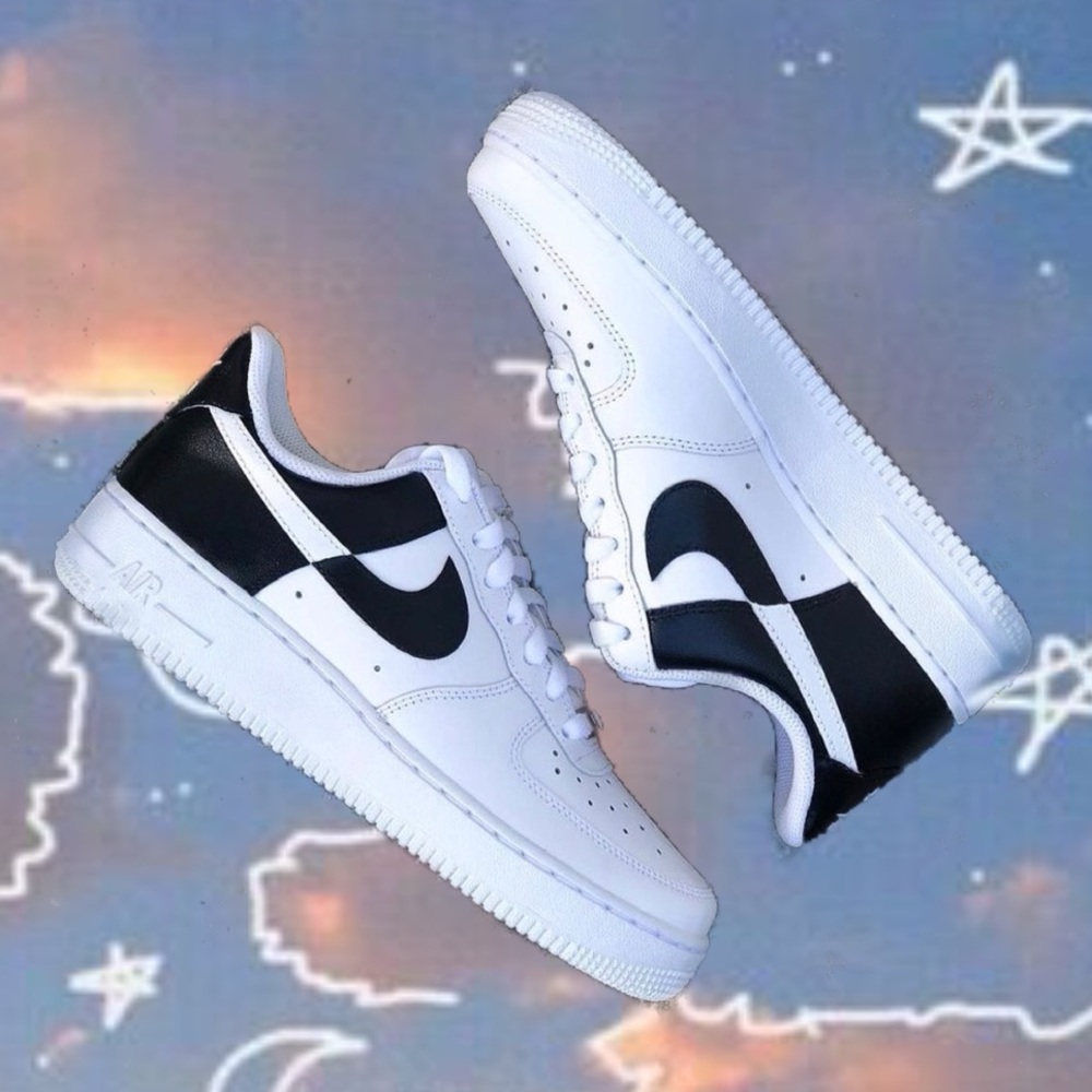 Nike Black Rare Custom AF1 ☁️